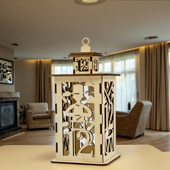 wooden Christmas lanterns