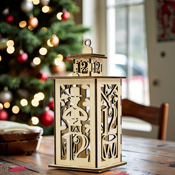 wooden Christmas lanterns