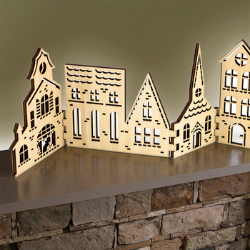 vintage wood christmas