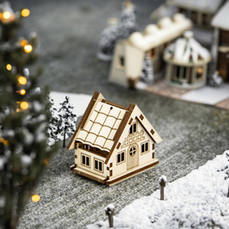 wooden christmas tree decorations