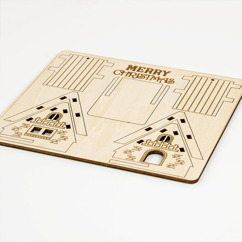 wooden christmas pendants