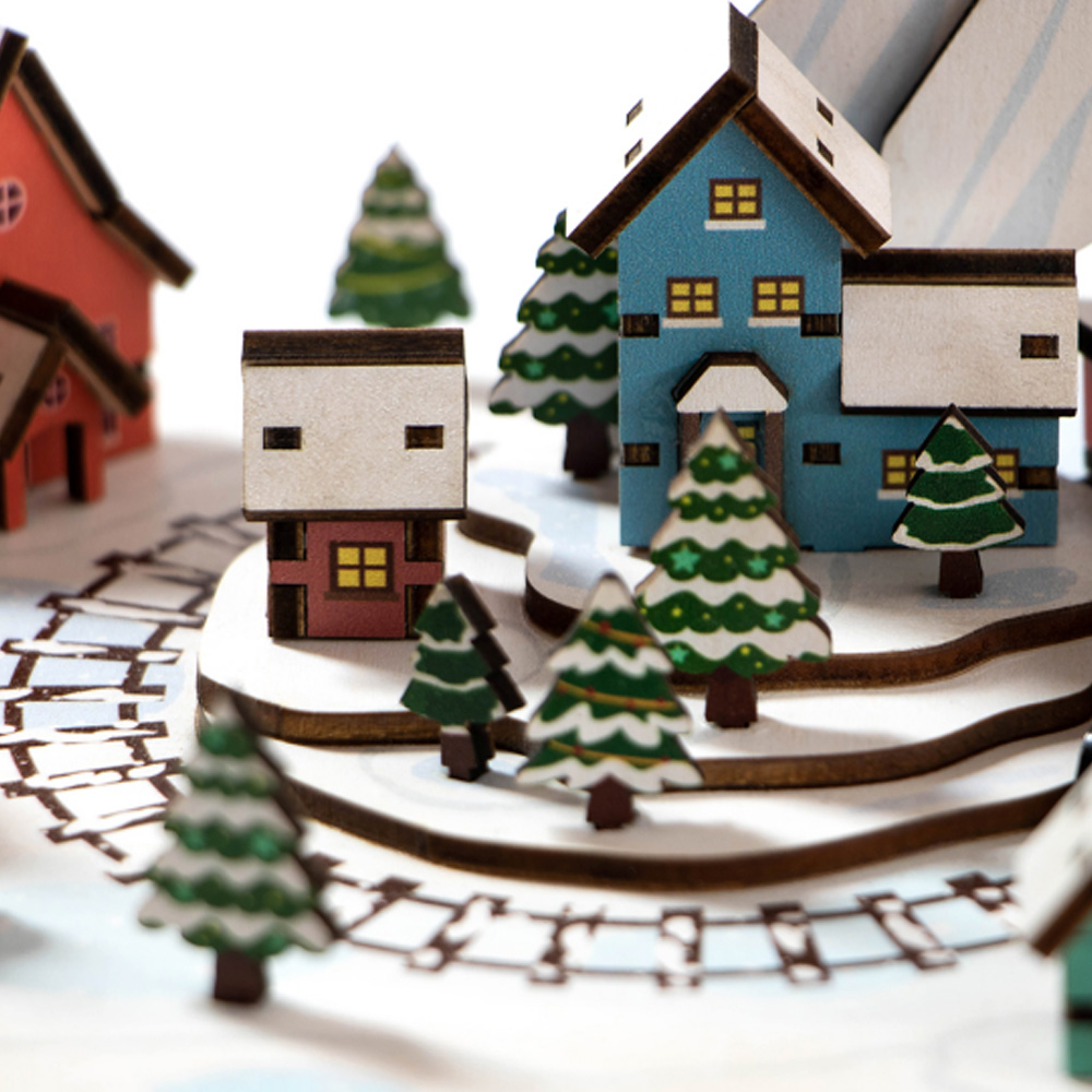 Liaocheng Teda Art And Crafts Co., Ltd. Introduce a brand-new series of eco-friendly wooden Christmas mini trains Liaocheng Teda Art And Crafts Co., Ltd. Introduce a brand-new series of eco-friendly wooden Christmas mini trains