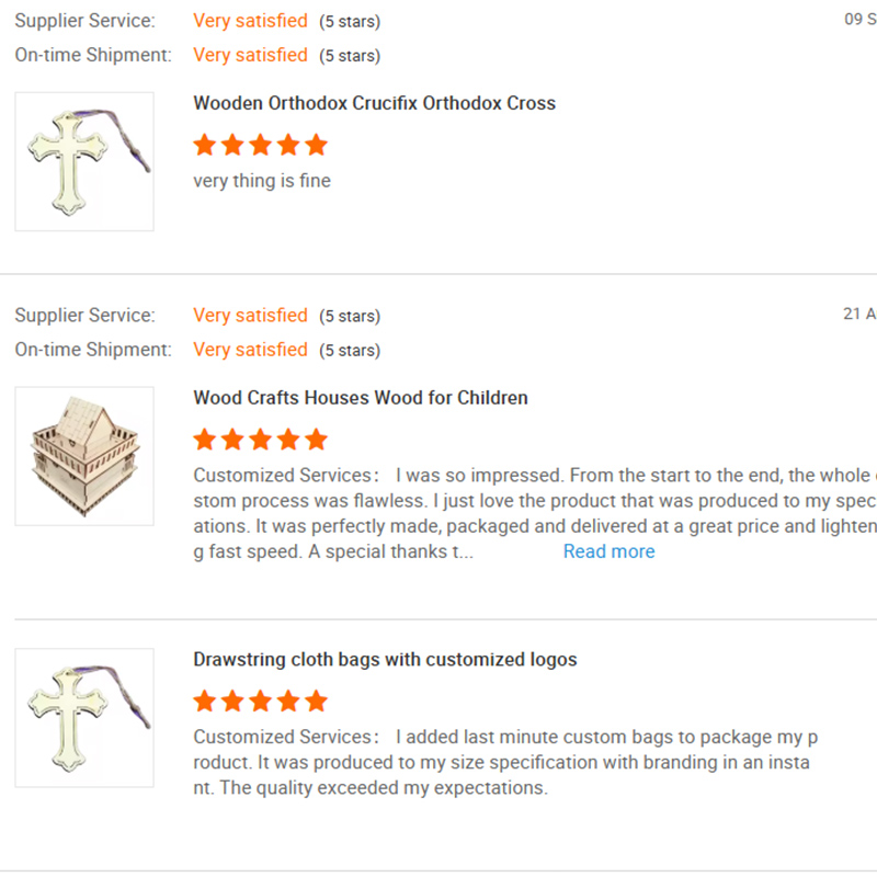 Customer Positive Reviews