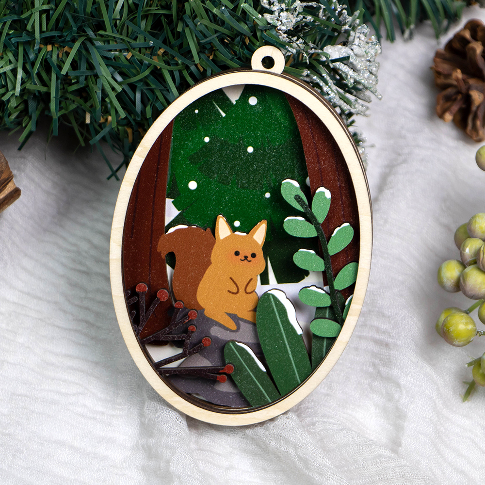 christmas Pendant Wooden