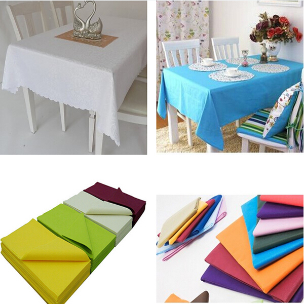 50gsm disposable tnt tablecloth in any colours