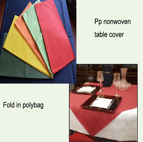 customize size tnt non woven table cloth