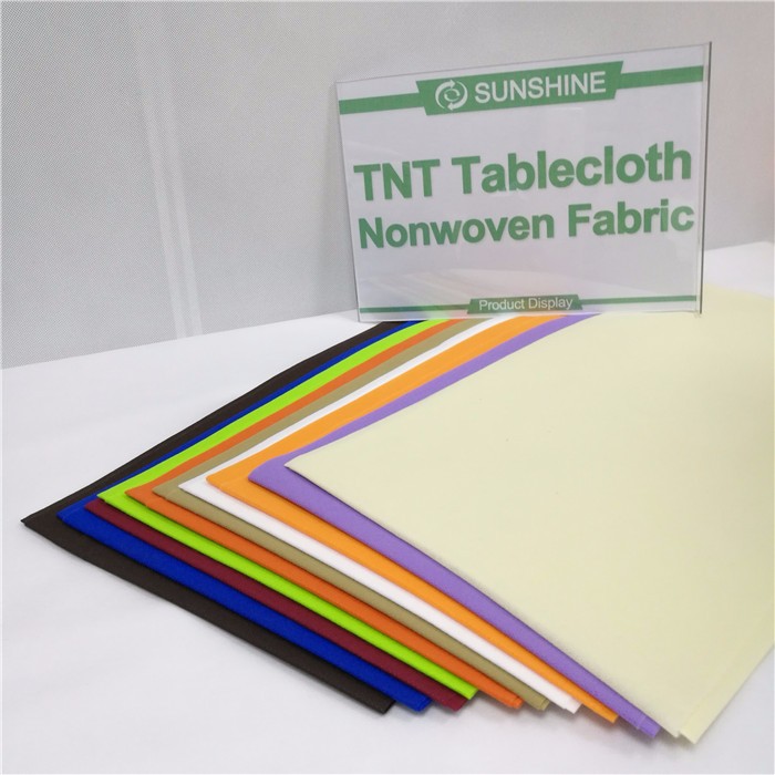 colorful pp spunbond nonwoven fabric TNT tablecloth Manufacturers, colorful pp spunbond nonwoven fabric TNT tablecloth Factory, Supply colorful pp spunbond nonwoven fabric TNT tablecloth
