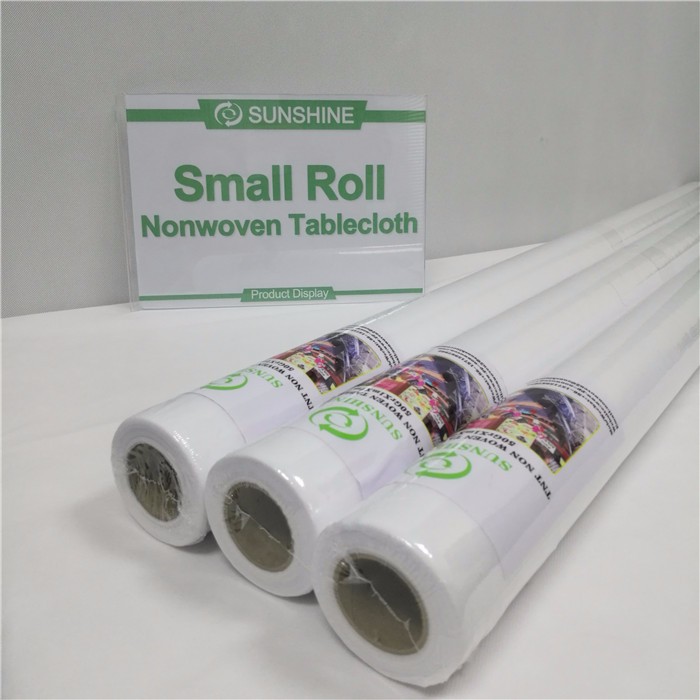 Rock-bottom price pp nonwoven fabric tablecloth small roll