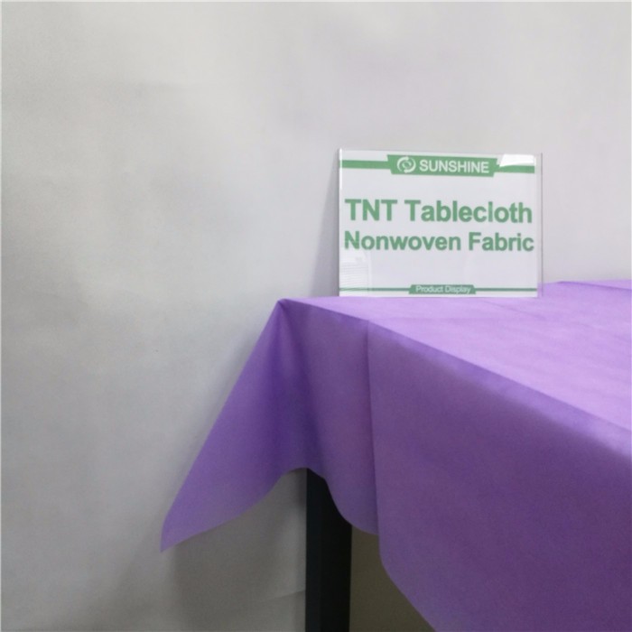 Best quality spunbond TNT pre-cut tablecloth