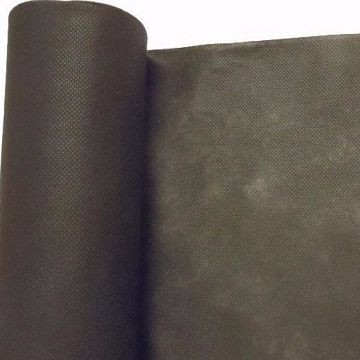 black nonwoven fabric of weed control mat