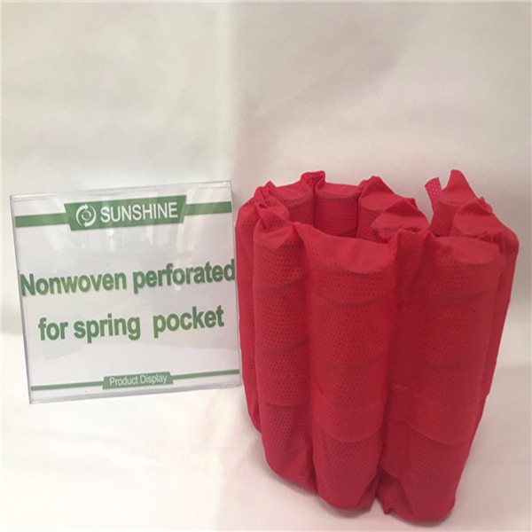 Perforated pp non woven fabric use for spring mattress