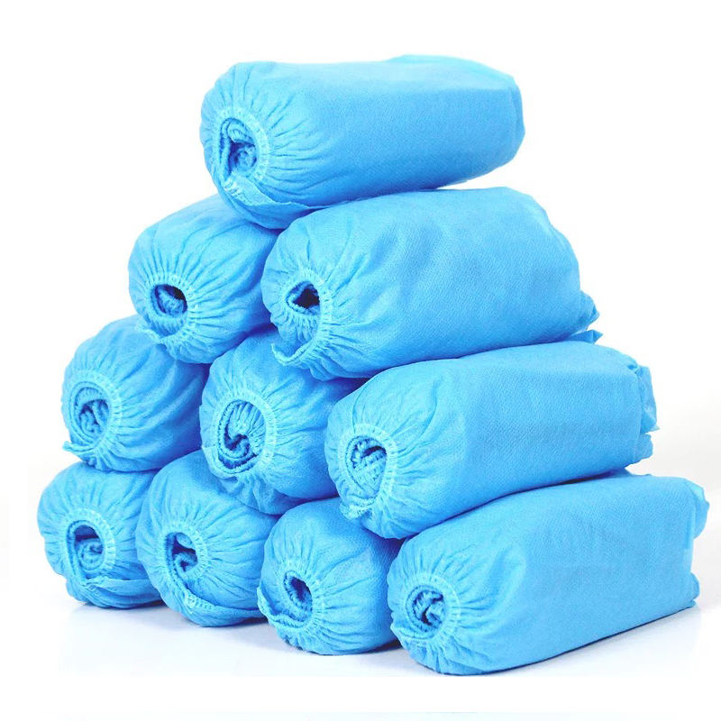 100% PP spunbond medical shoes cover use nonwoven fabric with printed