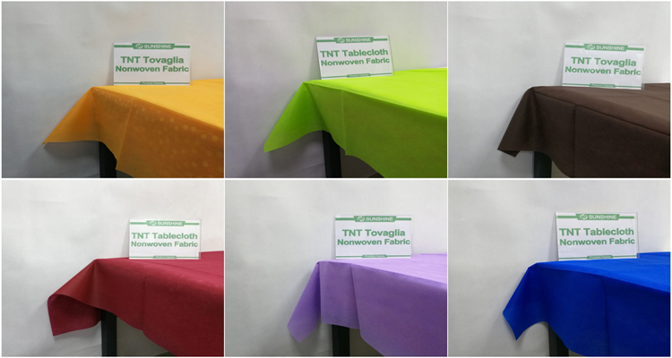 multi-color for tablecloth small roll
