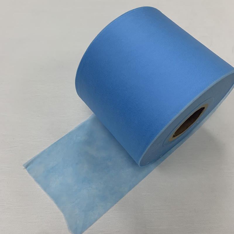 blue-white non-woven fabric special wide medical application forShoe covers/surgical clothes/masks/diapers