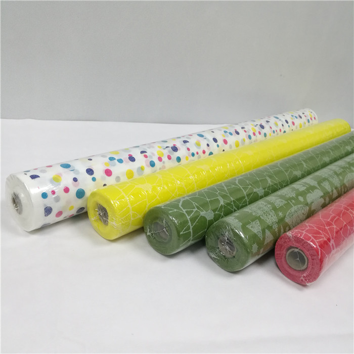 degradable tablecloths tnt non-woven multi-color disposable nonwoven fabric tablecloth