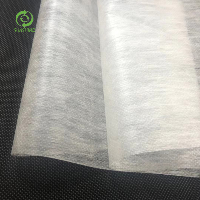 Hot sales 100%PLA Corn fiber spunbond non woven fabrics and pla nonwoven mesh fabric for pla tea bags or seed bags