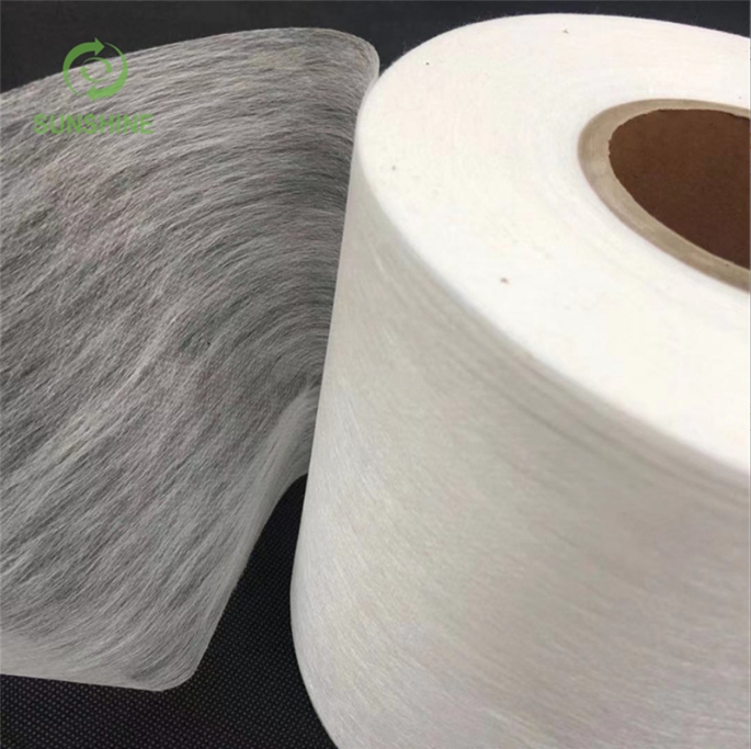 For Coffee Bag Soft PLA Hydrophilic Nonwoven Fabric for Tea Bag Baby Diaper Eco-Friendly Polylactic Acid PLA Corn Fiber