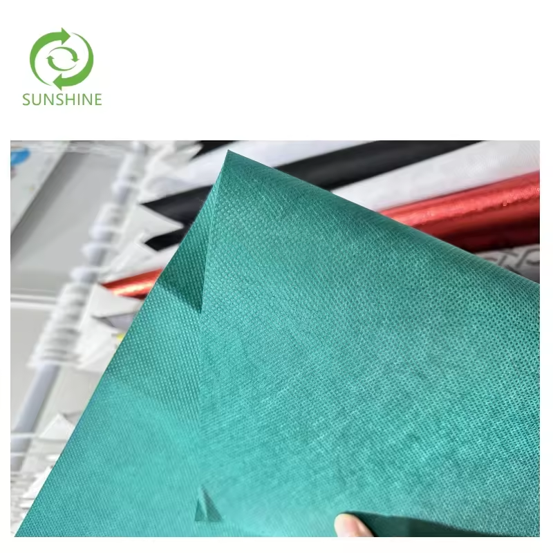 China factory cheap price 100% polyester nonwoven fabric roll recycled polyester fabric Rpet nonwoven fabric
