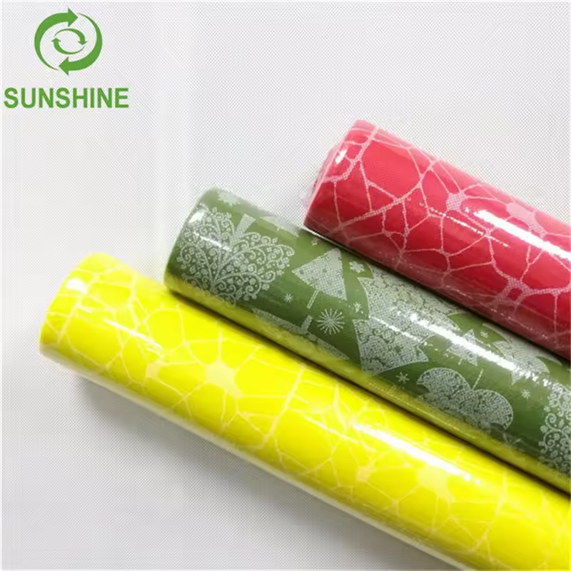 Printed 100% polypropylene spunbond nonwoven fabric waterproof pp raw material non woven fabric