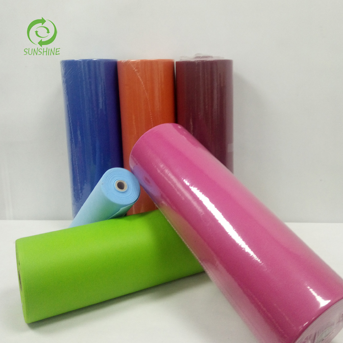 Manufacturer of 100%pp spunbond polypropylene nonwoven fabric customized colorful pp nonwoven fabric