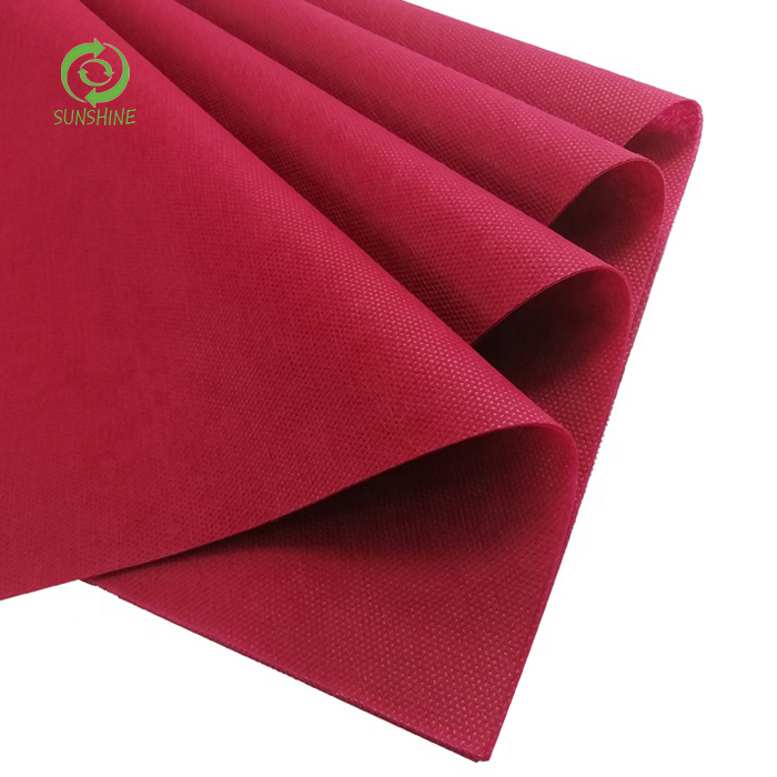 Sunshine factory of 100%pp nonwoven fabric cheaper spunbond non woven fabric colorful waterproof fabric