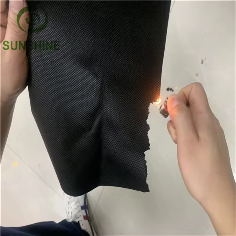High quality S 100%pp fireproof spunbond non woven fabric flameproof fabric flame retardant non textile fabric