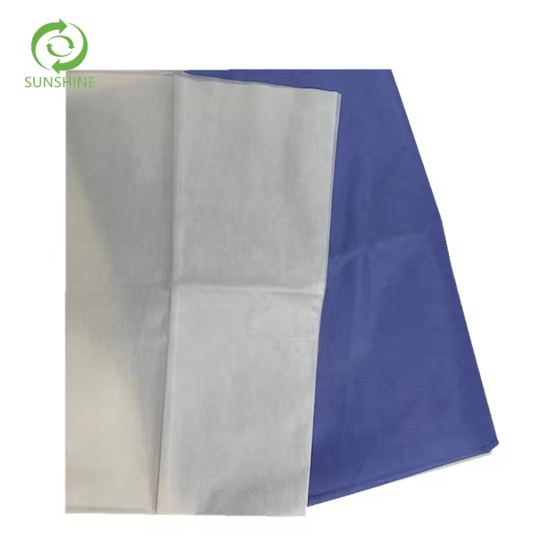 aami level123 SMMS reinforced Anti-bacterial penetration disposable sterile surgical gowns for hospital operating rooms