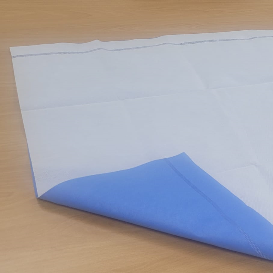 Hospital Medical Non Woven Polypropylene Fabric Two-Tone Bonded Gemini Sterilization Wrap Manufacturers