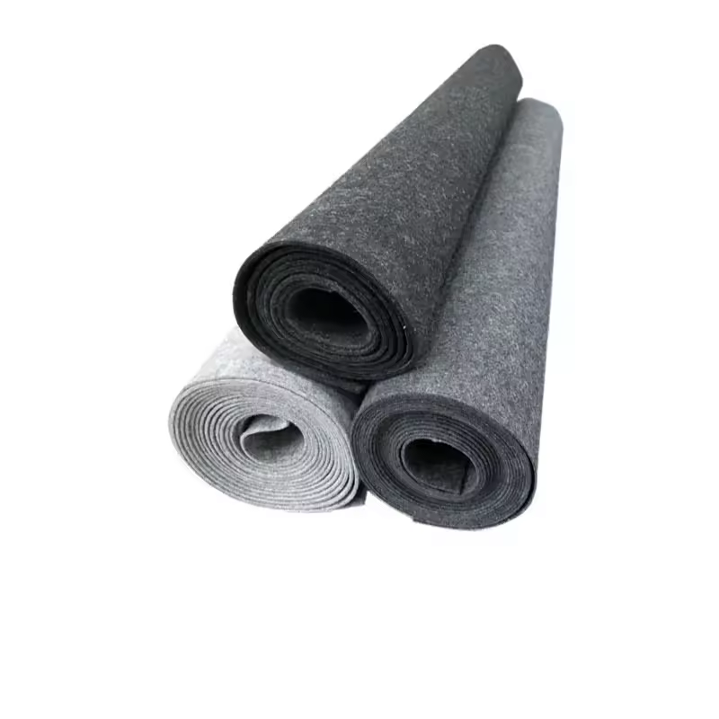 Hot Sale Chinese 1mm/2mm/3mm Polyester Felt Factory Wholesale 100% Excellent Pet Nonwoven Needle Punched Felt Non Woven