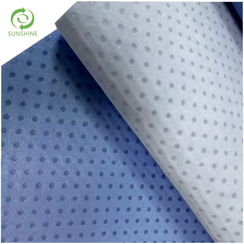 SMF high quality hydrophilic non-woven fabric super absorbent PE thin film glue composite for medical water-absorbent pad