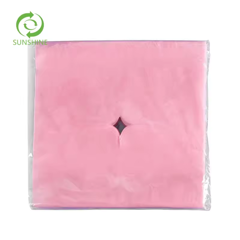 Pp Non-woven Fabric non Woven Sheet For Headrest disposable Face Cradle Covers Headrest Cover For Beauty Salon Massage Bed