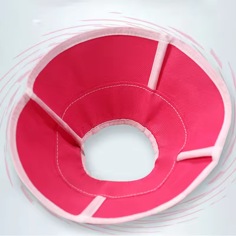 Wholesale Pet Cat Dog Non-Woven Fabric Elizabeth Circle Collar Ring of Anti Licking Biting Splash Bathing Shame Ring Head Cover