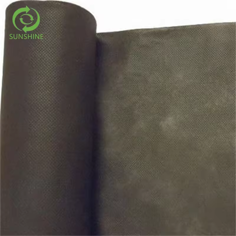 GRS OEKO RPP RPET PP Non woven Fabric Black Corovin Upholstery Lining mattress protectors Fabric Spun Bond Liner