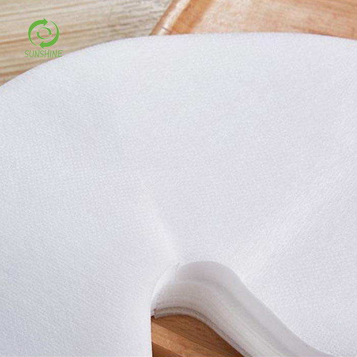 PP/SMS sheet Face Massage Cover Pad, 100Pcs Disposable Salon SPA Face Hole Pillow Mat for Massage Tables & Massage Chairs