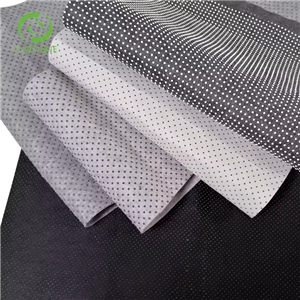 Fast delivery anti slip carpet PVC polyester dots coated nonwoven fabric anti slip felt non woven fabric