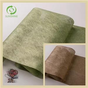 Good quality electroplating dyeing flower packaging, long fiber non-woven forFresh Flower packaging decorative materials