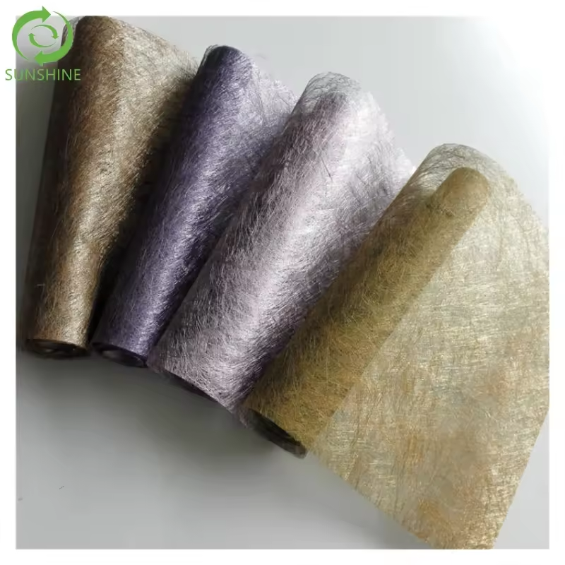 Good quality electroplating dyeing flower packaging, long fiber non-woven forFresh Flower packaging decorative materials