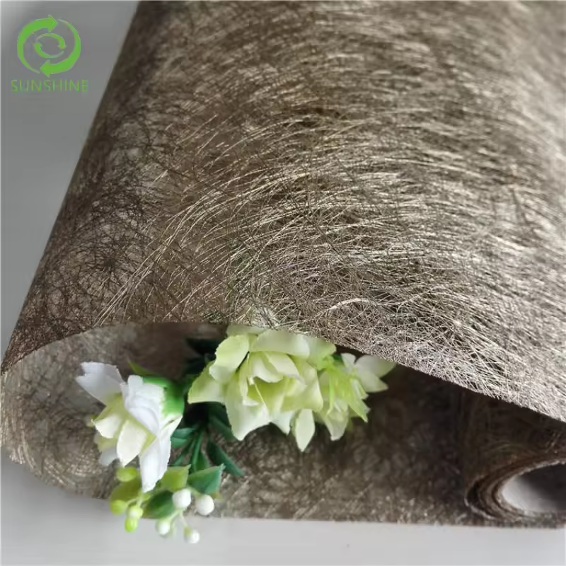 Good quality electroplating dyeing flower packaging, long fiber non-woven forFresh Flower packaging decorative materials