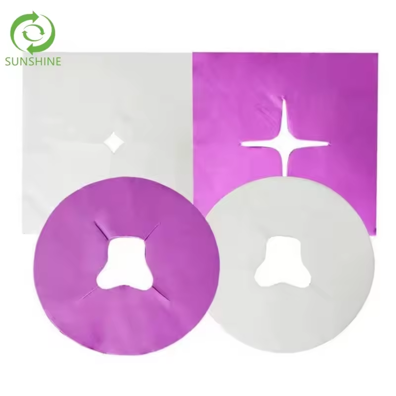 Disposable headresr cover U-cut/X-cut 100%PP/SMS nonwoven fabric 50pcs/bag Salon SPA Face Hole tissue for Massage & Beauty