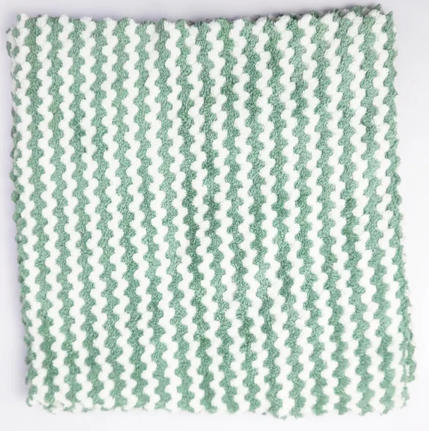 Microfiber Coral Cloth Kitchen Cleaning Cloth Colorful Square Wiping Cloth for Daily Use for Table & Multi-Purpose Towel