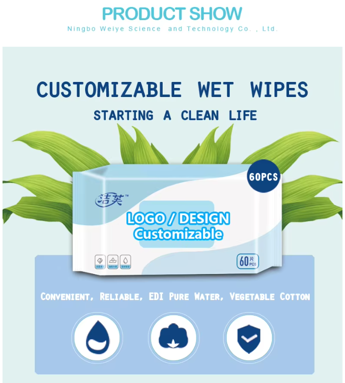 Eco-Friendly Cleaning Wet Wipes