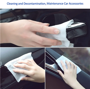 Portable Multi-purpose Clean Car Glass Window Wipes Car Wipes Wet Car Cleaning Wet Wipes