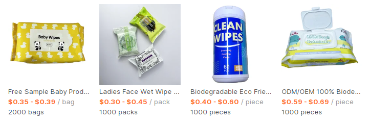 natural wet wipes