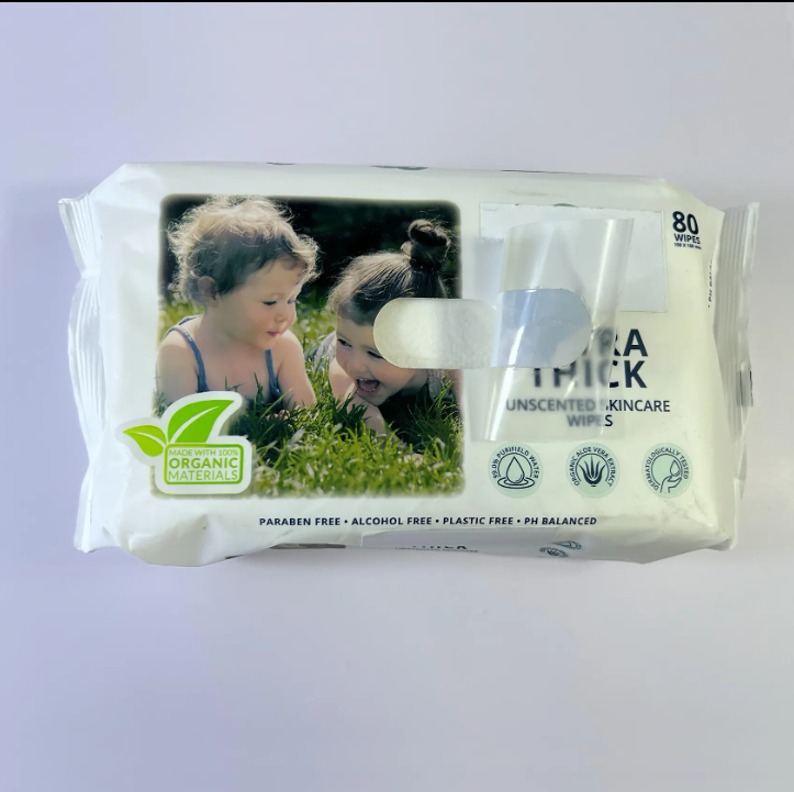 High Quality OEM Sensitive Skin Baby Wet Wipes Thickened Spunlace Non Woven Fabric 100pcs Organic Newborn Baby Wet Wipes