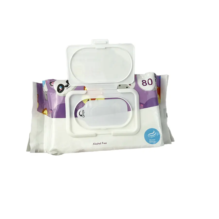 Organic Bamboo Wet Wipes Eco-Friendly Disposable Tissues Wholesale for Baby