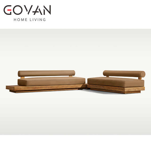 Bondi Teak-L-Shaped Sofa- Right