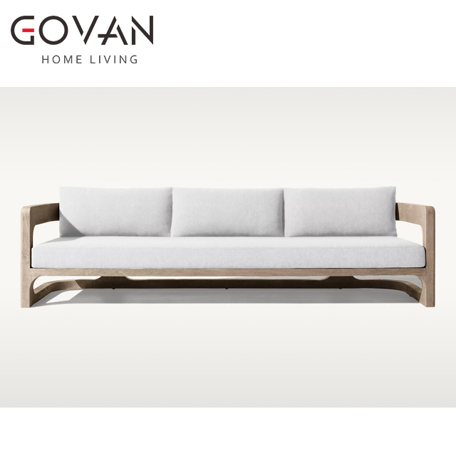 Cassale Teak Collection-Sofa-Outdoor Four Seater Sofa