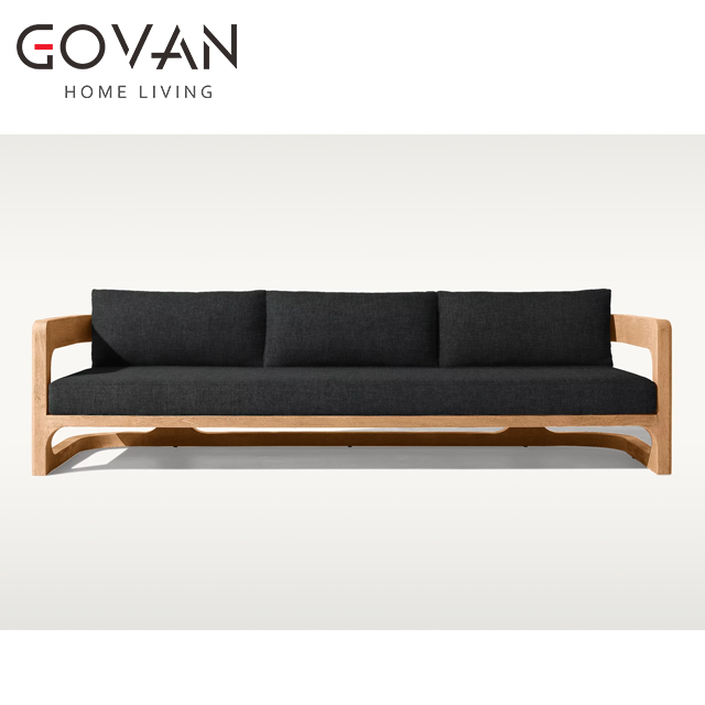 Cassale Teak Collection-Sofa-Outdoor Four Seater Sofa