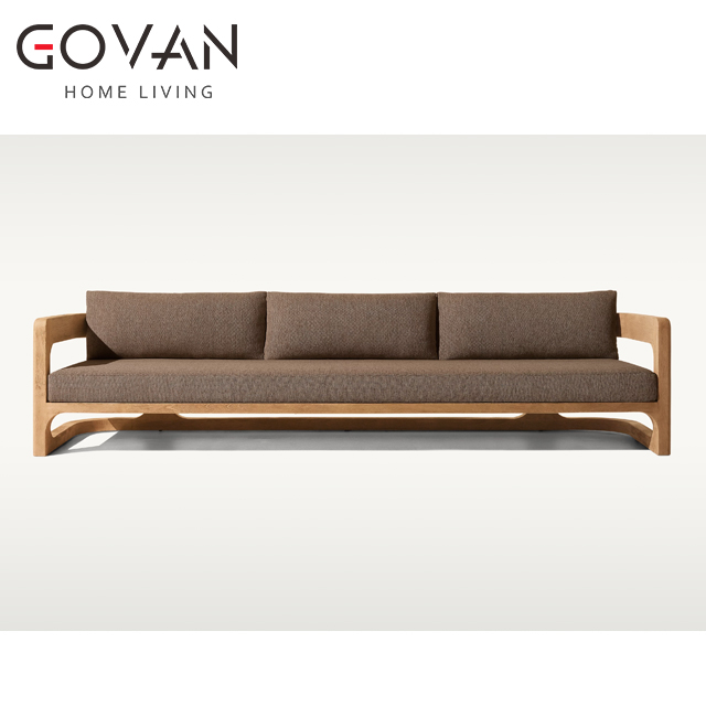 Cassale Teak Collection-Sofa-Outdoor Four Seater Sofa