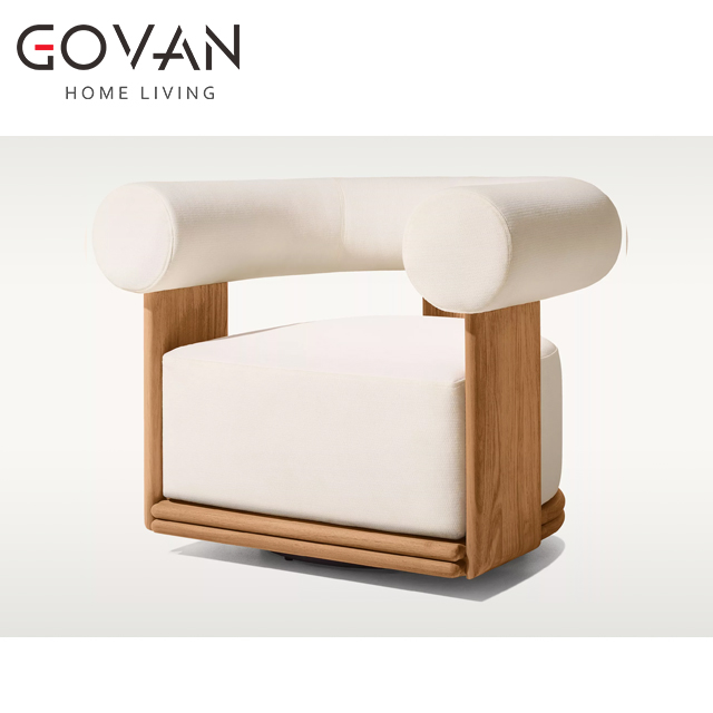 Bondi Teak-Swivel Lounge Chair